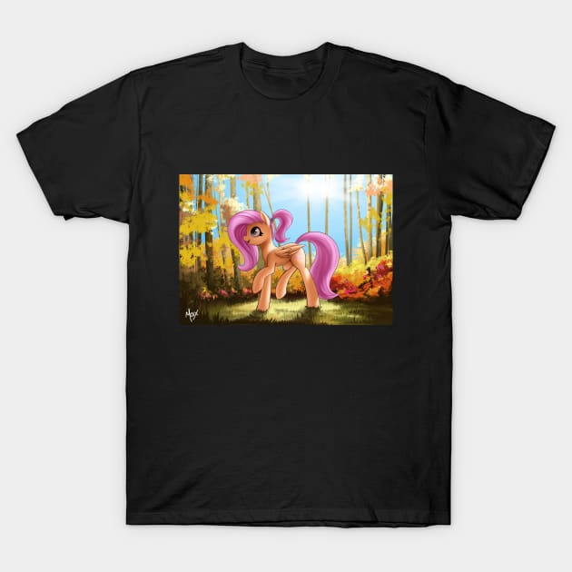 Autumn Fluttershy T-Shirt by Supermoix